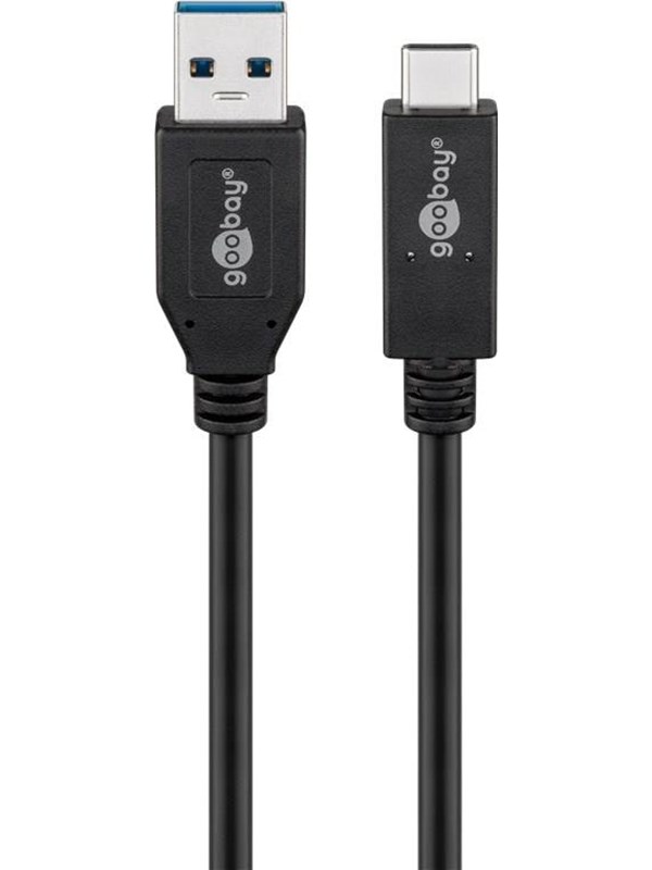 Pro USB-A - USB-C - 1m - USB 32 Gen 2 - Schwarz