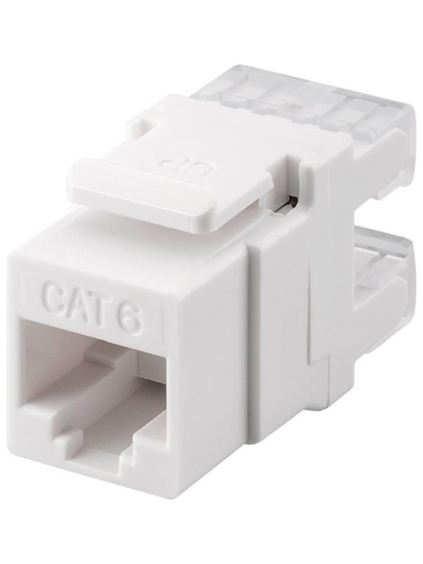 Pro Keystone module RJ45 CAT 6 UTP 250 MHz - Wei