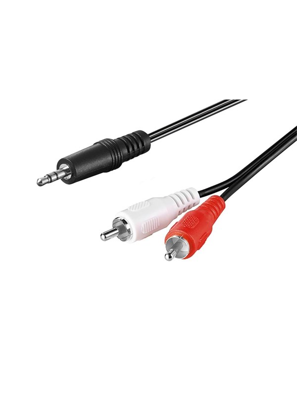 Pro Audio cable AUX adapter 35 mm male to stereo RCA male CU