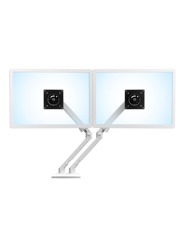 Ergotron MXV Desk Dual Monitor Arm - mounting kit - for 2 monitors adjustable arm