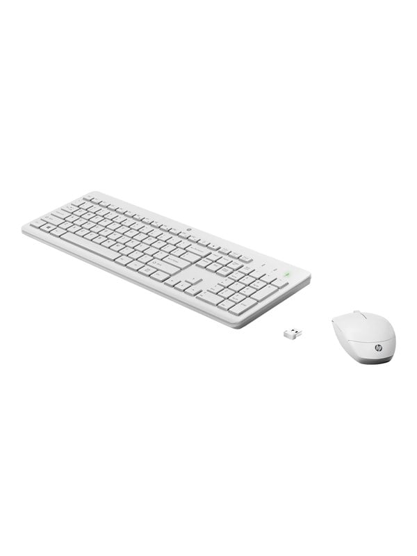 HP 230 - Tastatur  Maus Set - Deutsch - Weiss