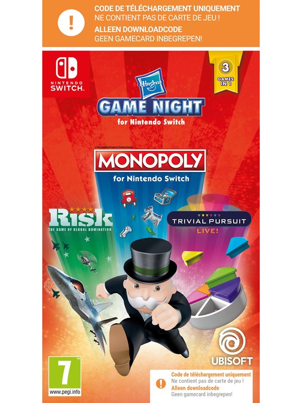 Hasbro Game Night Code in a Box - Nintendo Switch - Unterhaltung - PEGI 7