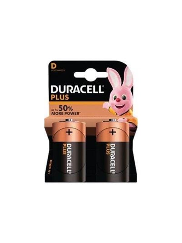 Image of DURACELL D Plus 2-Pack