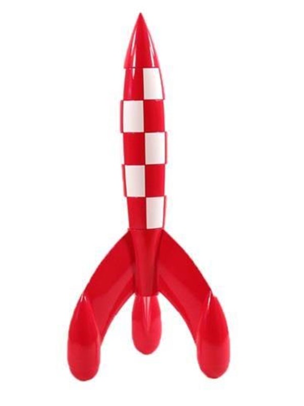 Moulinsart Tintin Moon Rocket 30 cm