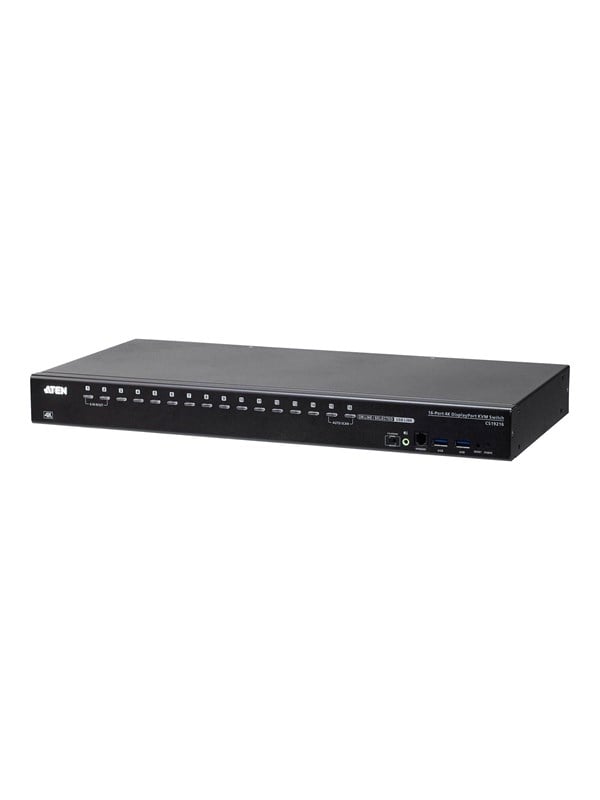 Aten KVM-Switch, DP, KVM Switch, Schwarz - Bild 3