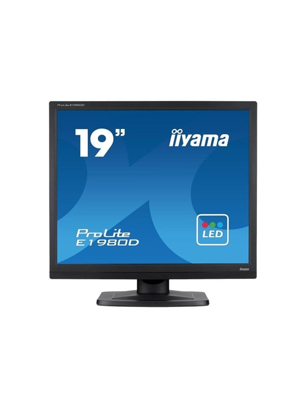 ProLite E1980D-B1 LED-Monitor 483 cm (19 Zoll) EEK E (A - G) 1280 x 1024 Pixel SXGA 5 ms VGA DVI TN LED