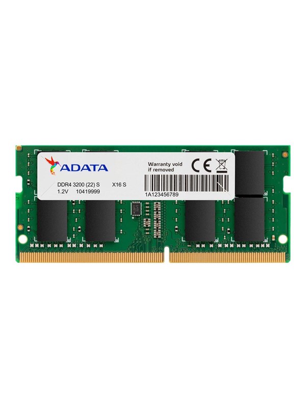A-Data Premier SODIMM DDR4-3200 - 8GB - CL22 - Single Channel 1 pcs - Grn