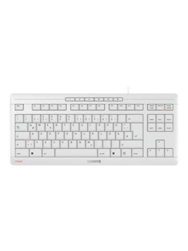 Cherry STREAM TKL - Tastatur - Deutsch - Grau