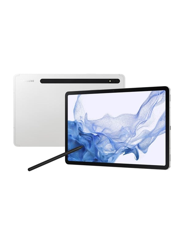 Galaxy Tab S8 WiFi 128 GB Silber Android-Tablet 279 cm (11 Zoll) 30 GHz 25 GHz 18 GHz Qualcomm® Snapdragon Android™ 12 2560 x 1600 Pixel