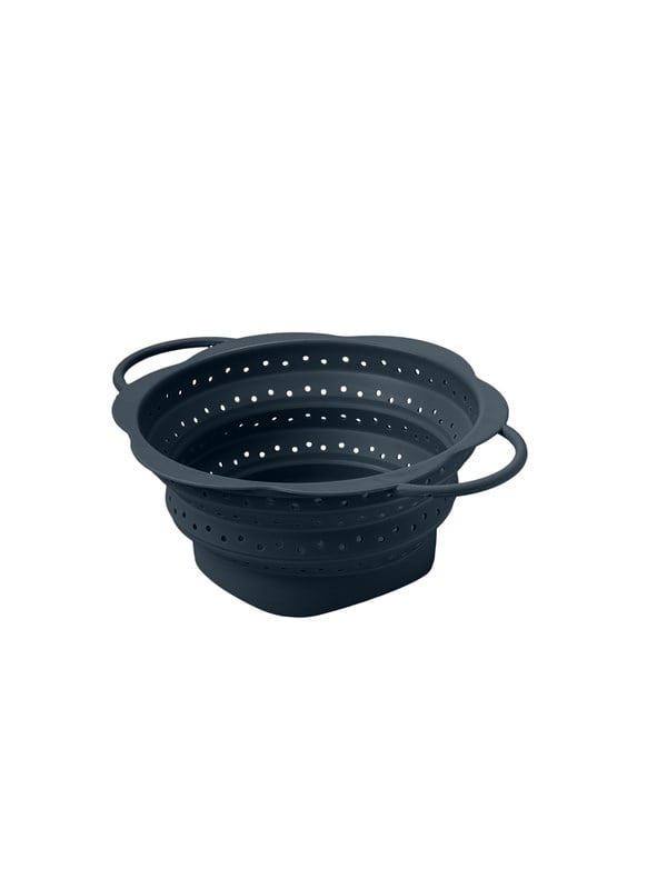 Kochblume Faltbares Sieb Gre M 2819cm anthrazitgrau
