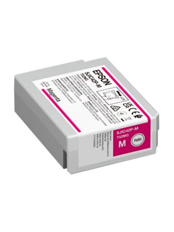 Epson SJIC42P-M - magenta - original - ink cartridge