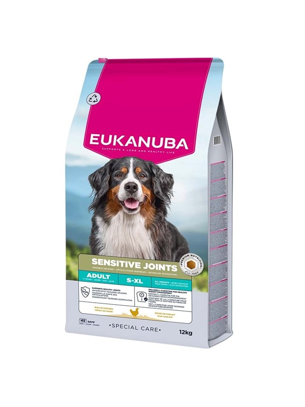 Eukanuba Special Care Adult Dogs with Sensitive Joints  dry dog food  12 kg