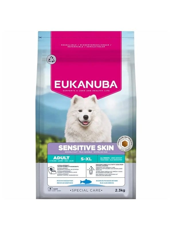 Eukanuba Special care Sensitive skin Mono - Trockenfutter fr Hunde - 23kg