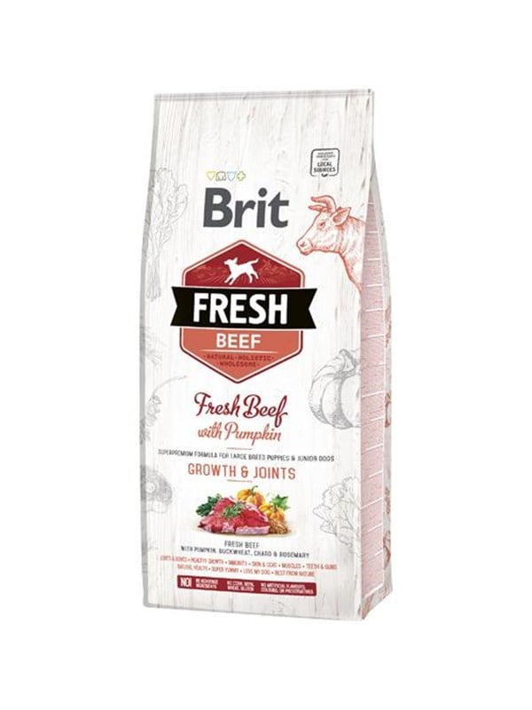 Brit Fresh Beef with Pumpkin Puppy Large 12 kg
