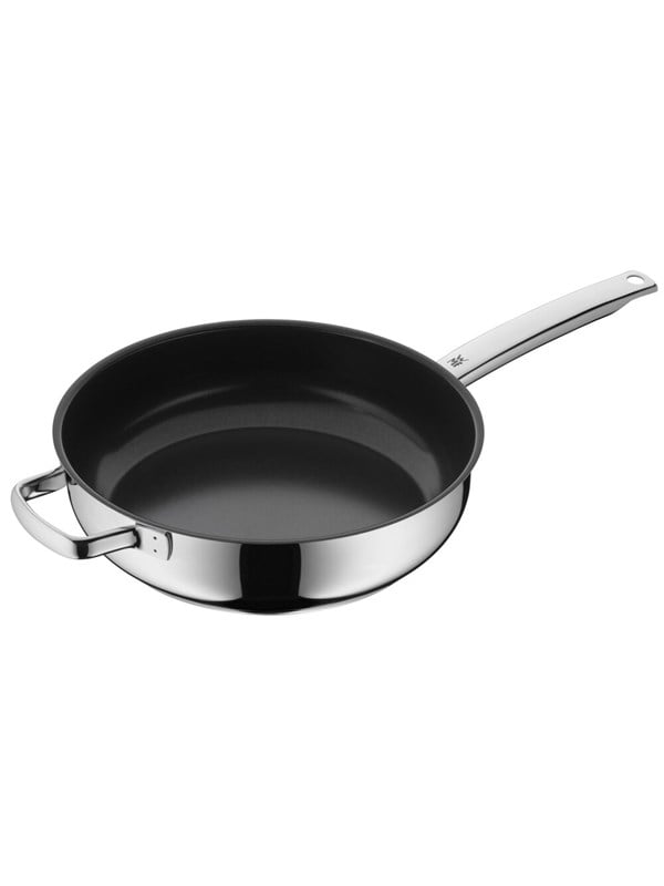 Schmorpfanne Durado grau (edelstahl) B295cm H95cm L546cm Ø28cm Pfannen 28 cm Antihaftversiegelung Induktion
