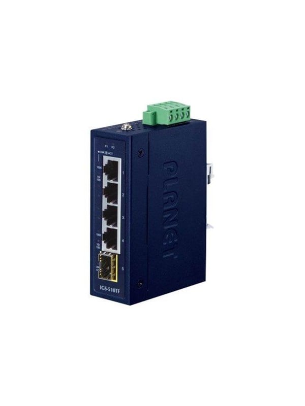 PLANET Switch  IGS-510TF 4X 1GB BASE-T  1X 1GB SFP