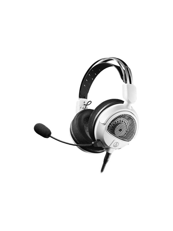 Auriculares Audio-technica ATH-GDL3 con cable Jack Gaming Abiertos Micrófono Desmontable Blanco