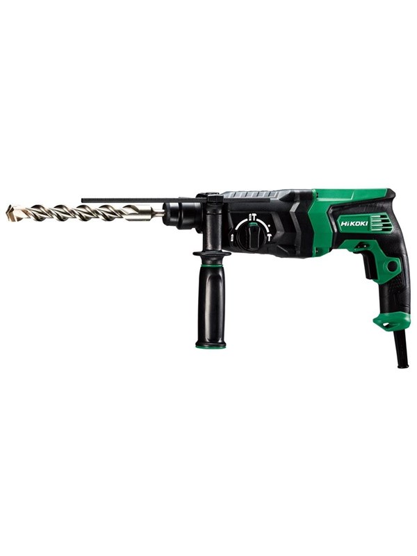 Perforateur burineur Hikoki DH26PC2WSZ SDS-Plus 830W 29J stop de frappestop de rotation fonction piquageréversibledébrayage de sécuritépuissant