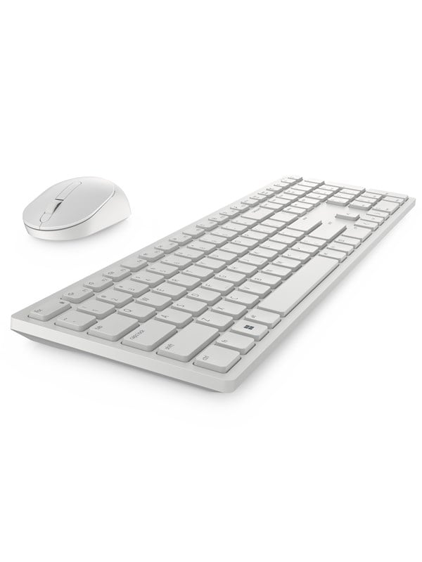 Image of Dell Pro Keyboard and Mouse - KM5221W - Tastatur & Maus Set - Nordic ISO - Weiss