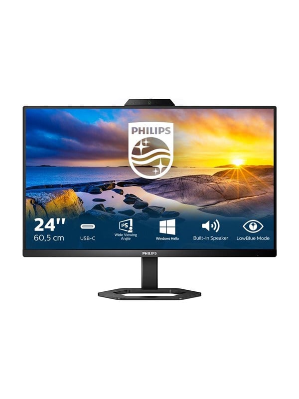 Image of 24" Philips 24E1N5300HE - 1920x1080 (FHD) - 75Hz - IPS - 65W USB-C