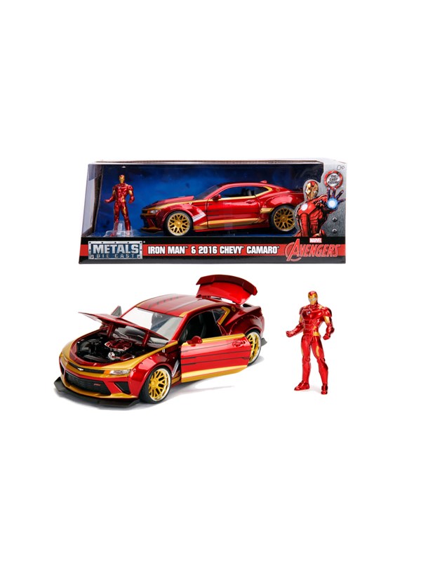 Jada Toys MarvEvi LOVE Ironman 2016 Chevy Camaro SS 124