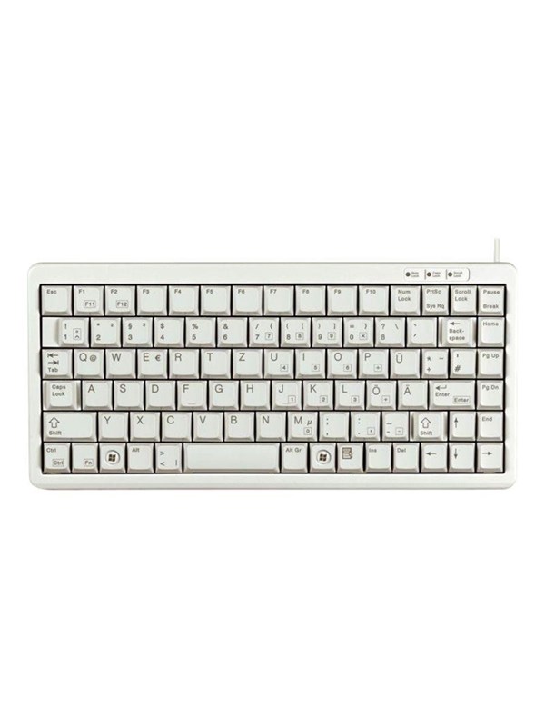 Image of Cherry G84-4100 Compact Keyboard - Tastatur - Englisch - Grau
