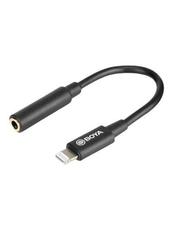 BOYA BY-K3 - Lightning to headphone jack adapter - 6 cm