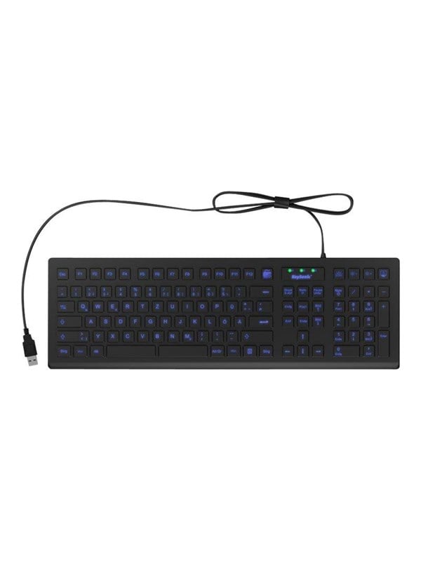 KeySonic RaidSonic KSK-8031INEL-B - Tastatur - Deutsch - Schwarz
