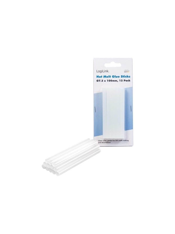 LogiLink Hot glue sticks 72 mm 12 pcs suitable for WZ0050