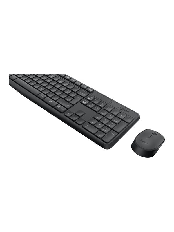 Logitech MK235 - keyboard and mouse set - Hungarian - Tastatur  Maus Set - Ungarisch - Schwarz