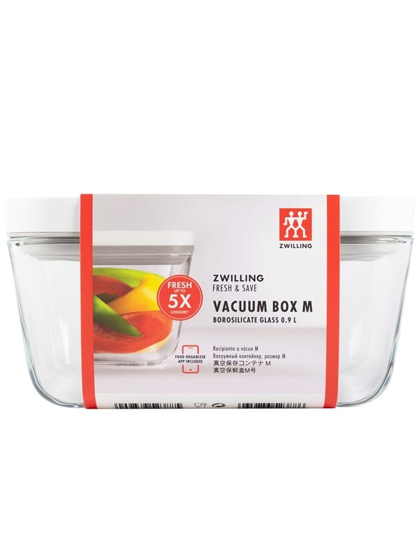 ZWILLING FRESH & SAVE Rechteckig Box 09 l Grau Transparent
