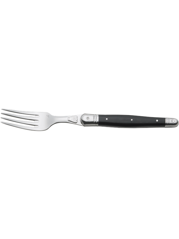 Jean Dubost Gabel schwarz 15 mm Laguiole