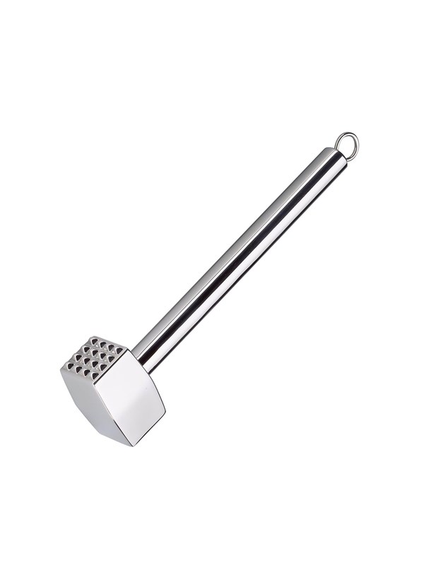 KÜCHENPROFI Fleischklopfer Chef glatt genoppt 27x75x45 cm silber
