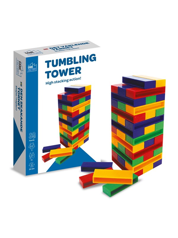 Image of Amo Games Tumbling Tower Travel Game