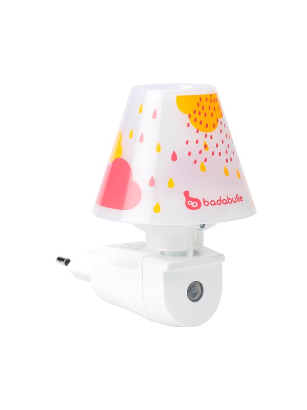 Badabulle Wall Nightlight - Pink drops
