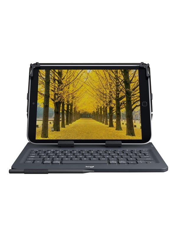 Logitech Universal - keyboard and folio case - AZERTY - French - Tastatur  Folio-Set - Franzsisch - Schwarz