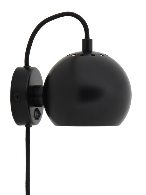 Frandsen BALL WALL LAMP - MATT BLACK