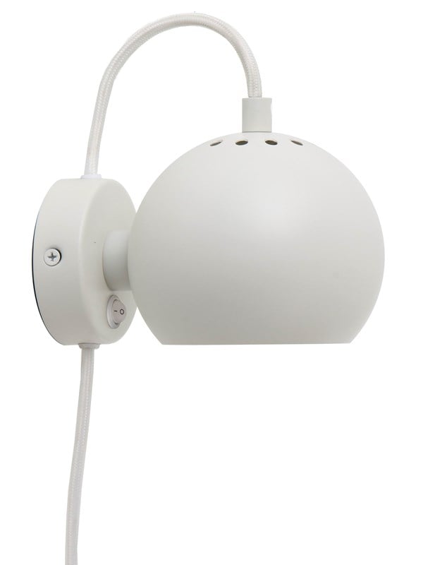 Frandsen BALL WALL LAMP - MATT WHITE
