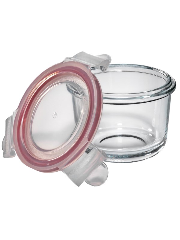 KCHENPROF Opbevaringsboks rund glas 8cm MINI