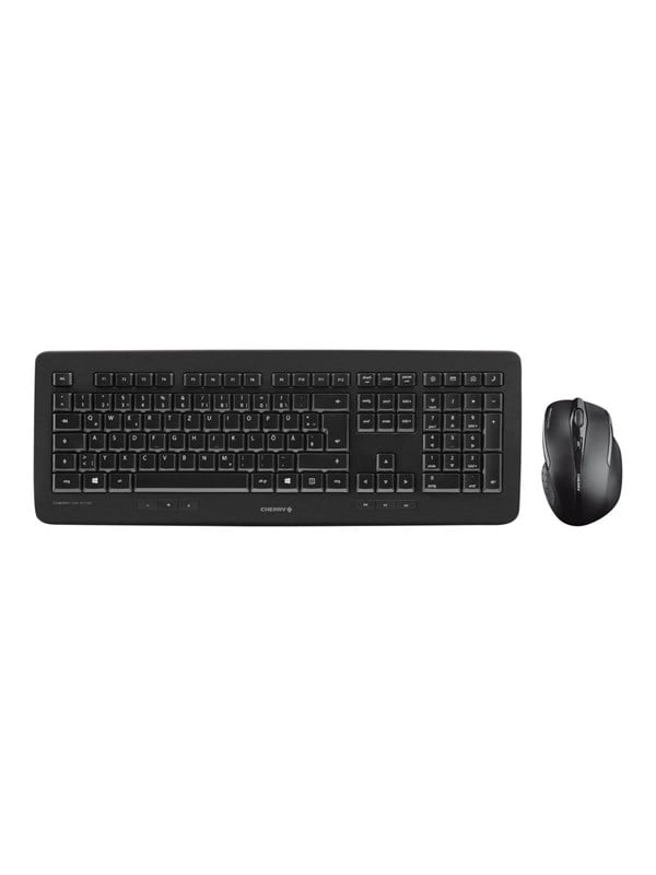 Cherry DW 5100 - Tastatur & Maus Set - Englisch (UK) - Schwarz