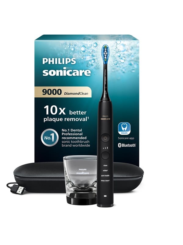 Philips Elektrische Zahnbürste Sonicare DiamondClean 9000 HX9911/09 - Black