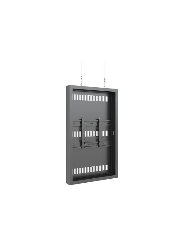 Multibrackets M Pro Series - enclosure - for digital signage panel - wire small - black - Max 25 kg - recommended for 43
