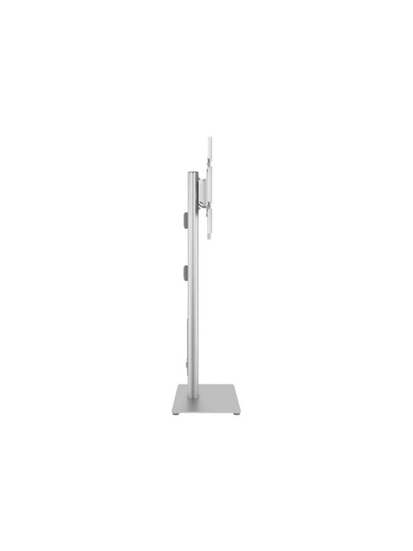 Multibrackets M Public Display Stand 145 HD Single Silver w. Floorbase - Max 60 kg - recommended for 85"