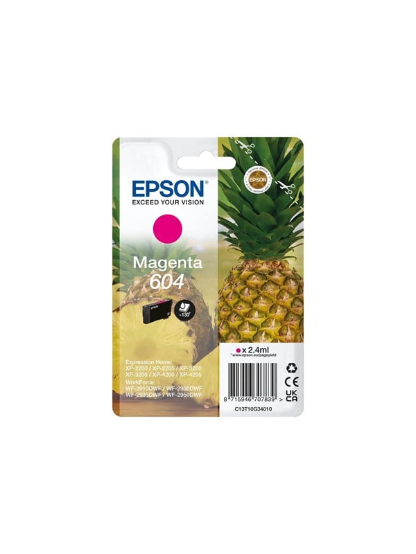 Epson , Druckerpatrone, Ink/604 603 Starfish Mg Sec (M) - Bild 3