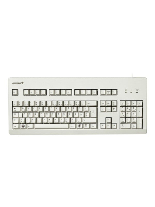 Cherry G80-3000 - keyboard - US - light grey - Tastatur - Englisch US - Grau