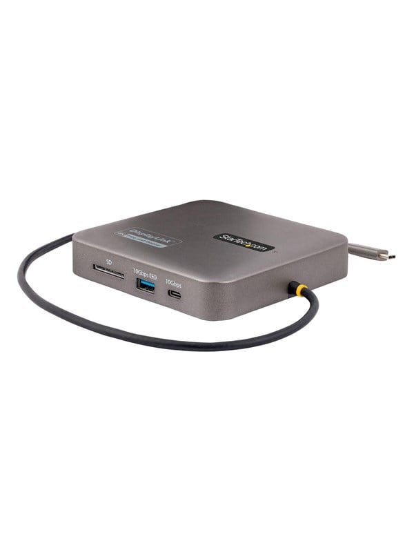 StarTechcom 102B-USBC-MULTIPORT USB C Docking Station Dual 4K 60Hz HDMI compatible with MacBook Pro M1M2M3M4 and Windows USB-AUSB-C 10Gbps Hub 100W Power Delivery GbE SD