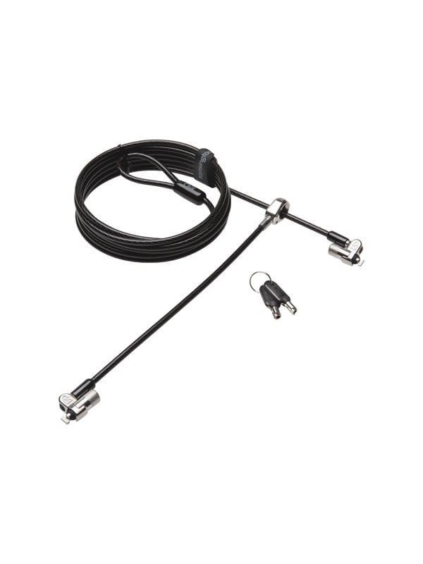 Image of Kensington MicroSaver 2.0 Keyed Twin Laptop Lock - Master Keyed