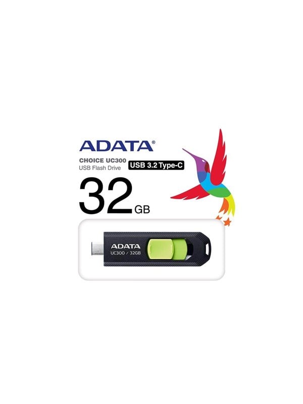 A-Data UC300 - Grn - 32GB - USB-Stick