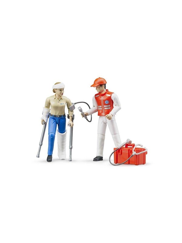 bworld 62710 Rettungsdienst Spielfiguren-Set 4001702627102 bruder