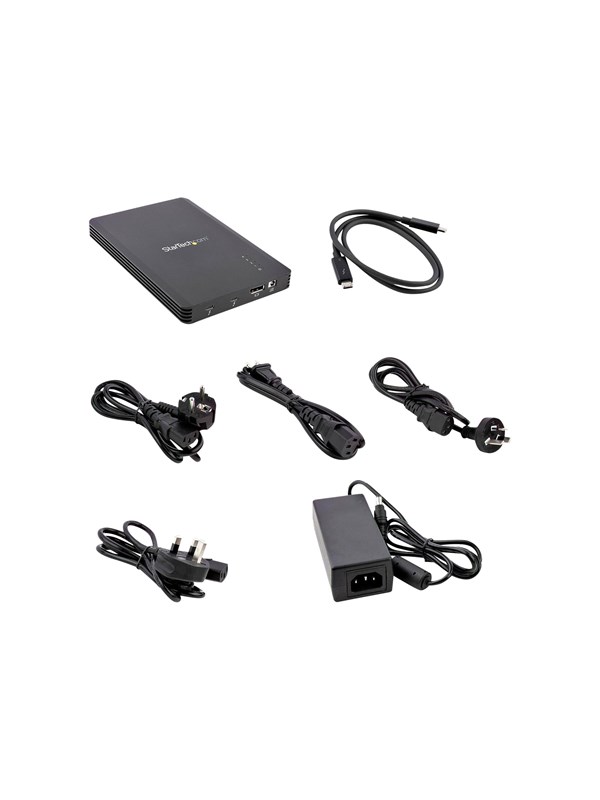 StarTech.com 4 Bay Thunderbolt 3 NVMe Enclosure For M.2 NVMe Solid State Drives